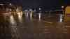 Erneute Ostsee-Sturmflut: Straßen in Flensburger Altstadt überschwemmt und gesperrt: Pegel erreichte 1,20 Meter über Mittlerem Wasserstand - Gaststätten installieren Hochwasserschotten - Zweite Sturmflut innerhalb von zehn Wochen